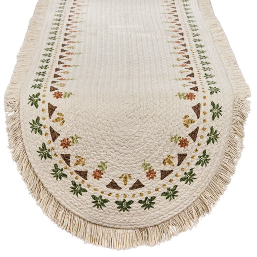 Maisy Braided Table Runner - Oval 15x54