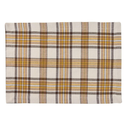 Maize Plaid Placemats - Set of 6