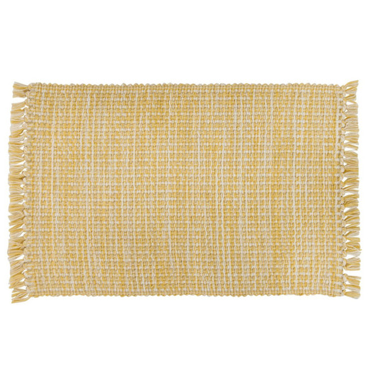 Basketweave Placemats - Goldenrod Set of 6