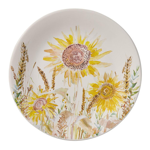 Sunflower Fields Salad Plates - Set of 2