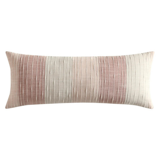 Sand Stripes Blush Lumbar Pillow Cover