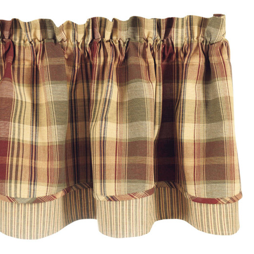 Saffron Valance - Lined Layered 72x16