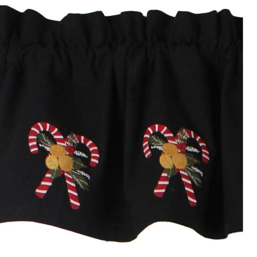 Candy Cane Valance - 60x15.5
