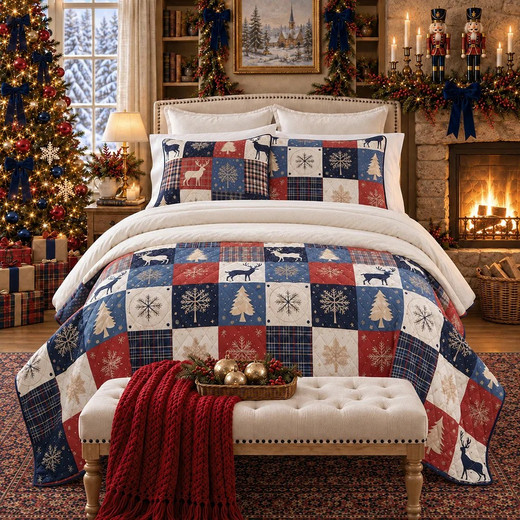 Noel Patch Quilt Set