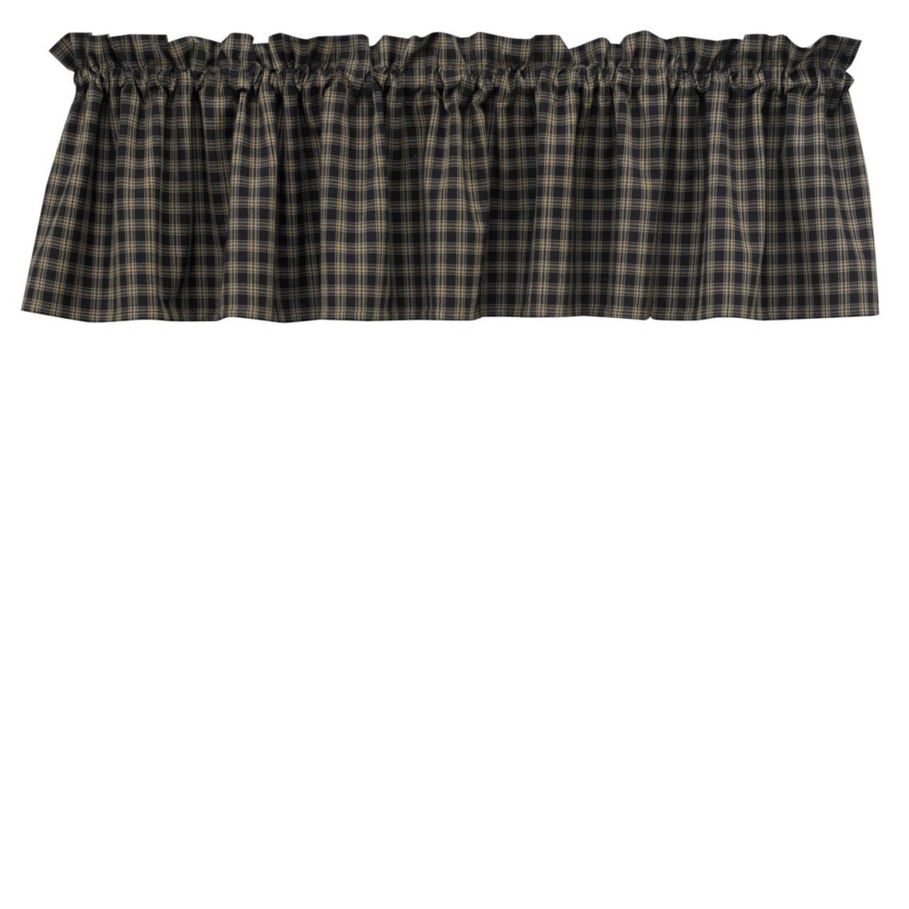 Sturbridge Black Valance - 72x14