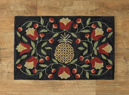 Wool Hooked Rug, Lab Stay