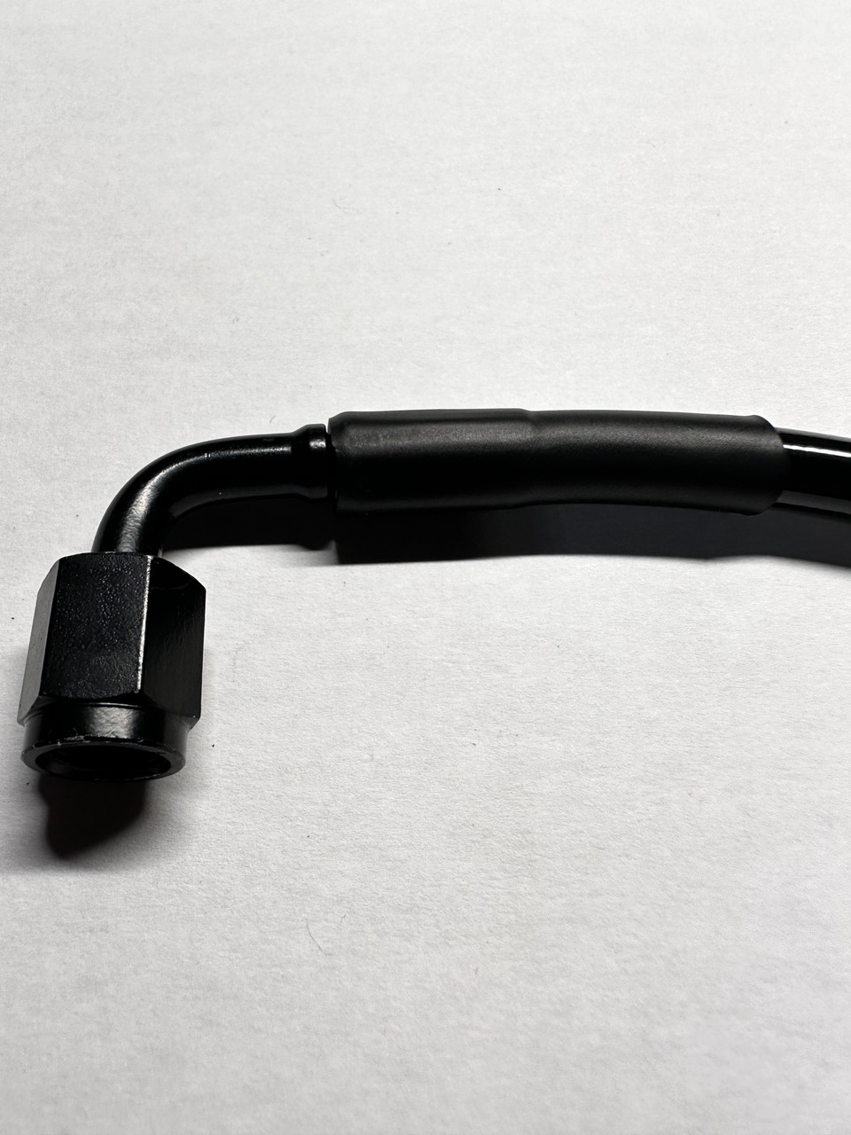 03 90 Degree crimp brake line fitting Black 2 Per/Pkg