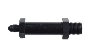 Thru the frame fitting -04 AN male to 1/8" NPT female thread, black - 2pcs/pkg