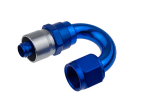 -08 AN 180 Degree Crimp Style Hose End -08 AN 180 Degree Crimp Style Hose End