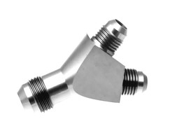 -04 single inlet to -03 dual outlet Y Adapter