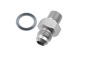 -06 Male AN flare to 1/8"NPSM transmission fitting - 2pcs -06 Male AN flare to 1/8"NPSM transmission fitting - 2pcs