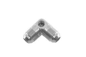 AN Male 90 Degree Adapter With 1/8" NPT Port