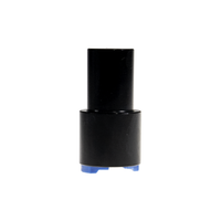 3/8" SAE female block off - Black