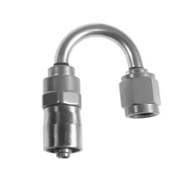 -04 AN 180 Degree Crimp Style Hose End
