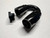 -08 to 3/8" factory SAE quick disconnect female 180 degree - black