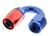 -12 180 Degree Female Aluminum Hose End - Non-Swivel