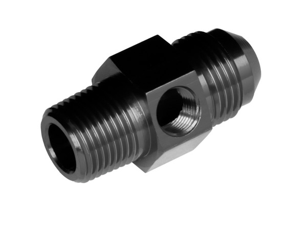 -06 Male AN to -04 (1/4") NPT Male with 1/8" NPT Hex