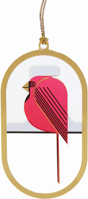 Cool Cardinal - 1993 - Brass Ornament