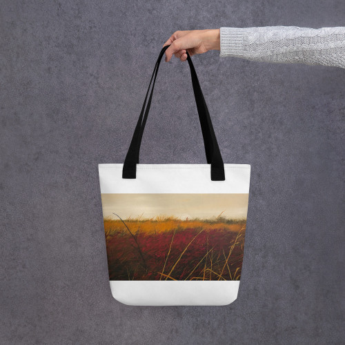Field of Red and Gold - Tote bag