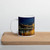 Panoramic Night Shot of Cincinnati - White glossy mug