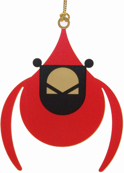 Flying Cardinal - 1990 - Brass Ornament