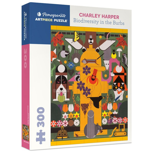 Charley Harper 300 Piece Puzzle Biodiversity