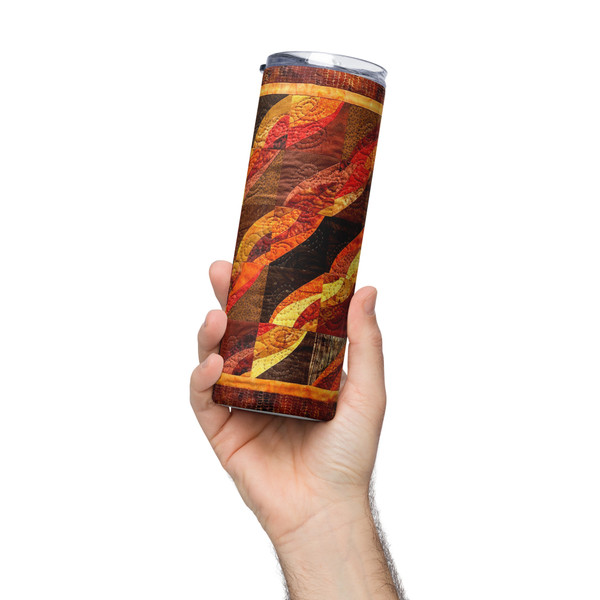 Rivers of Fire - Stainless steel tumbler