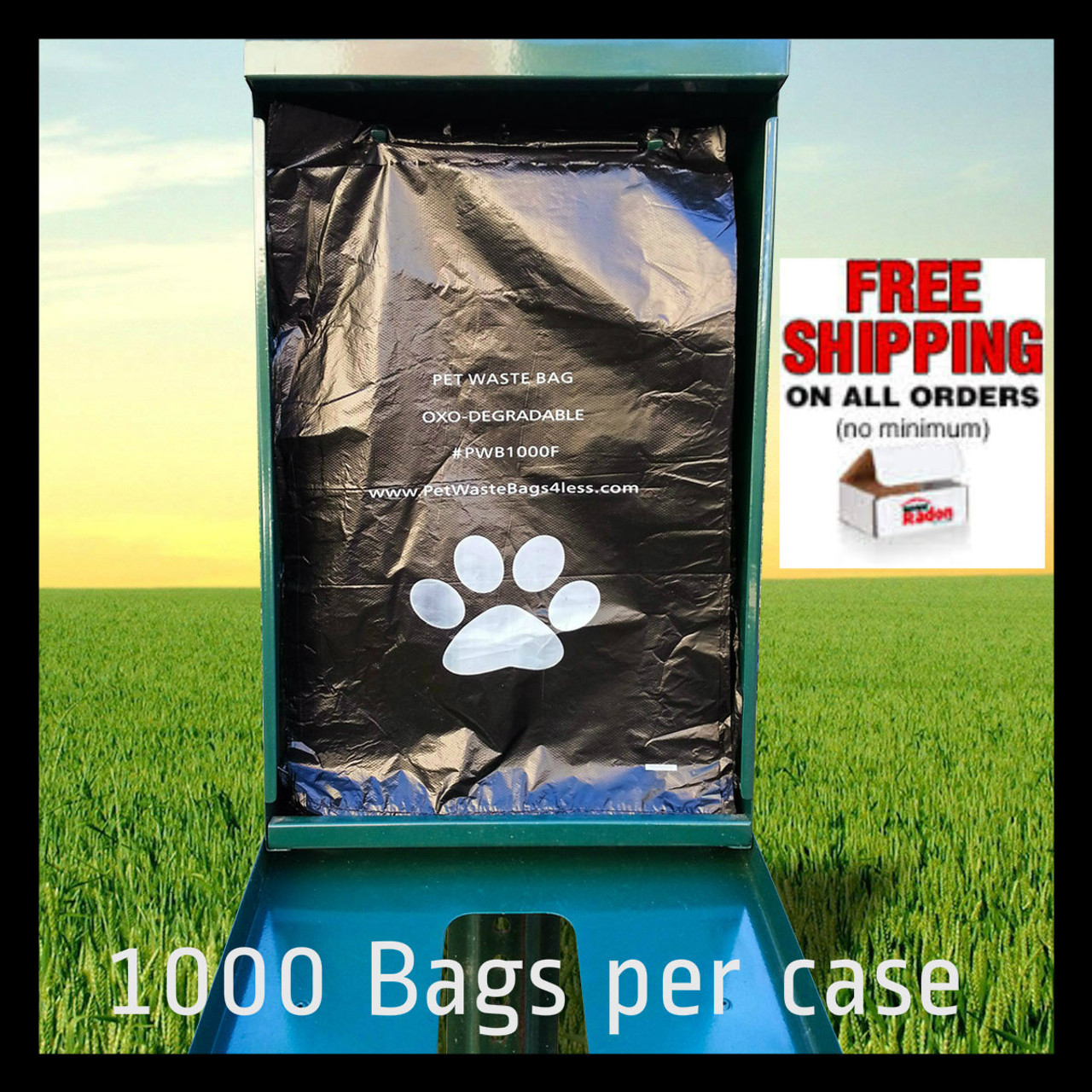 Pet Waste Bags On a Roll - Pet Waste Eliminator