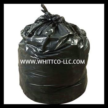 60 gallon Trash Bags 17 micron 200 bags H386016K Black