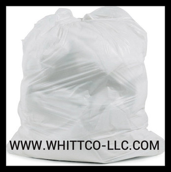 SL3036XHW-2 White trash bags - can liners - WHITTCO Industrial supplies