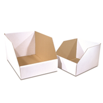 BSBINJ122412 Jumbo Open Top Bin Boxes 12 x 24 x 12" Jumbo