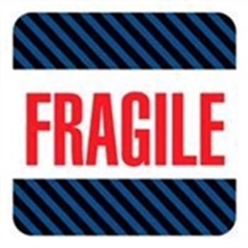 Fragile Labels LABDL1540 #DL1540 4 x 4" Fragi