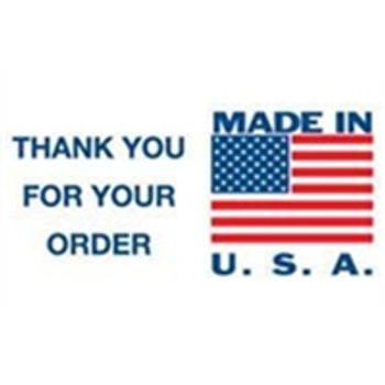 Made In USA Labels LABDL1630 #DL1630 3 x 5" Made