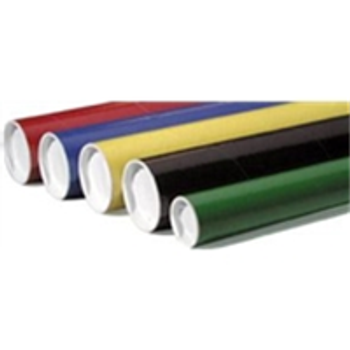 P3012R Colored Mailing Tubes 3 x 12" Red Tube (24