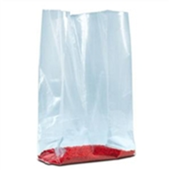 PB1408 Gusseted Poly Bags - 1.5 Mil 5 1/4 x 2 1/4 x 12"