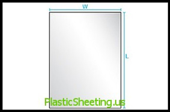 Layflat Poly Bags 4 mil  16X24X004 500/CTN  #1250  Item No./SKU