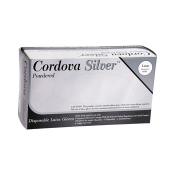 4025S CORDOVA SILVER II LATEX  COMMODITY/INDUSTRIAL GRADE  POWDERED Cordova Safety Products