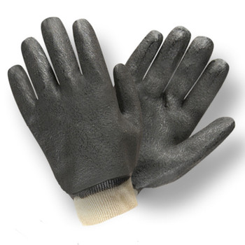 5100J BLACK DOUBLE DIPPED  ETCHED GRIP  JERSEY LINED  KNIT WRIST Cordova Safety Products