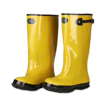 BYS17-13 YELLOW SLUSH BOOT WITH BLACK RIBBED SOLE  COTTON LINED  17-INCH LENGTH  OVER-THE-SHOE STYLE  SIZE 13 Cordova Safety Products