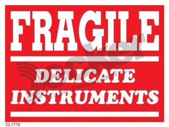 DL1779 Fragile Labels