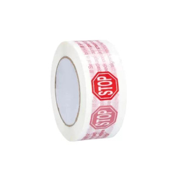 207210-WST 72mm x 100m 2 mil 24 rls cs White STOP Sign Tape