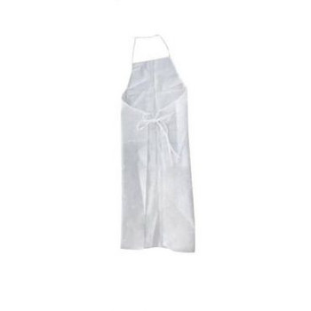 AP2846LTW 28 x 46 2 Mil WHITE PE Apron With Long Ties 100pcs box 500pcs Master Case