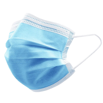 MSKGDNWLA Blue 3 Ply Disposable Face Mask with Ear Loop;