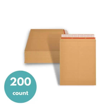 SFM66KT Stay Flat Mailer 6" X 6" Kraft; 200 pcs cs