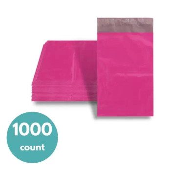 ZPM912K 9" X 12" Pink Poly Mailer 1000 cs