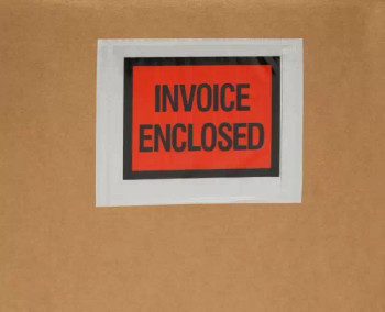 PLE-FI405 4.5 x 5.5 Invoice Enclosed Full Face 1 000 cs