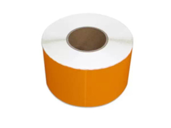 LB46-RTTO 4"X6" Thermal Transfer  Label Roll Orange1495; 1000 rl; 4 rls case