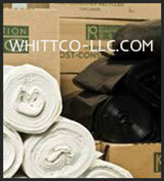 PC44HRBK 59 Mil. 44  Can Liners - Trash bags -Revolution bag Company EPA- LEED- Sustainability