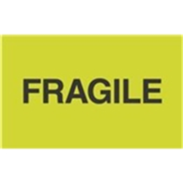 LABDL2421 Fragile Labels #DL2421 3 x 5" Fragi