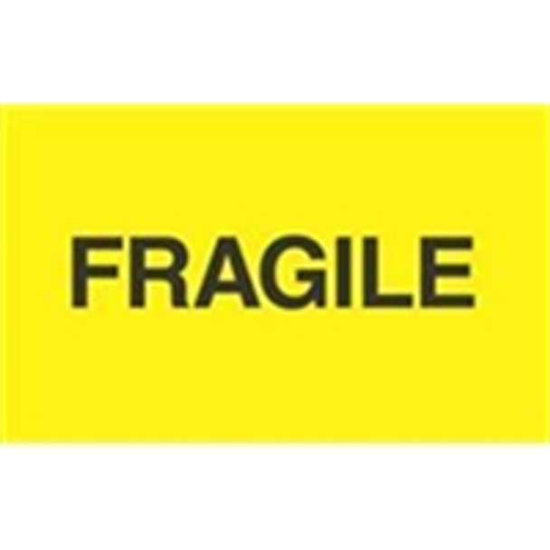 Fragile Labels LABDL2422 #DL2422 3 x 5" Fragi